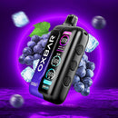 Pod Descartável Invisible Vapor 50K - 50.000 Puffs | Oxbar - Grape Ice - 50mg/mL