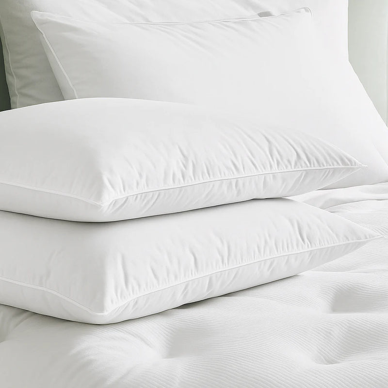 Kit 4 Travesseiros Pluma do Ganso – Antialérgicos