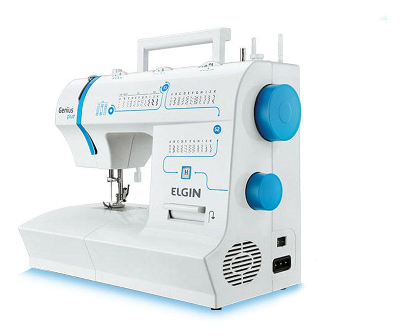 Máquina De Costura Elgin Jx-4035 Genius Plus 31 Pontos Cor Branco
