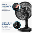 Ventilador de Mesa 30cm Super Power, Mondial, 60W - VSP-30-B