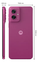 Smartphone Motorola Moto g55 5G - 256GB 16GB (8GB RAM+8GB Ram Boost) e Camera 50MP com AI NFC Tela 6.5" com Superbrilho - Rosa
