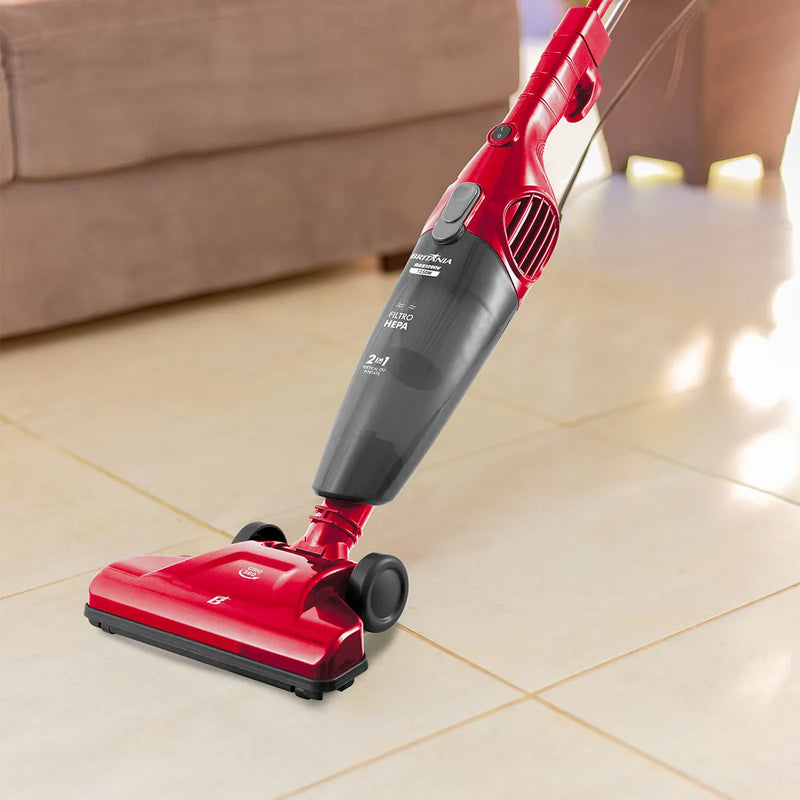 Aspirador De Pó Bas1290v 2 Em 1 1250w Britânia Vermelho
