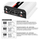 Modulo Taramps Ts400x4 Potencia de 400watts 2 Ohms Amplificador 400rms T400 4 Canais Som Automotivo 2 Ohms Rca Ts 400x4 Crossover