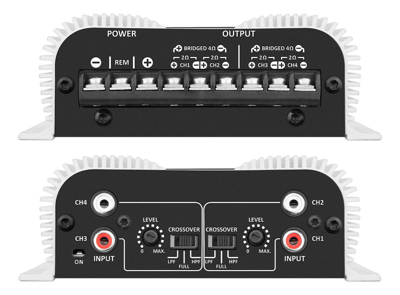 Modulo Taramps Ts400x4 Potencia de 400watts 2 Ohms Amplificador 400rms T400 4 Canais Som Automotivo 2 Ohms Rca Ts 400x4 Crossover