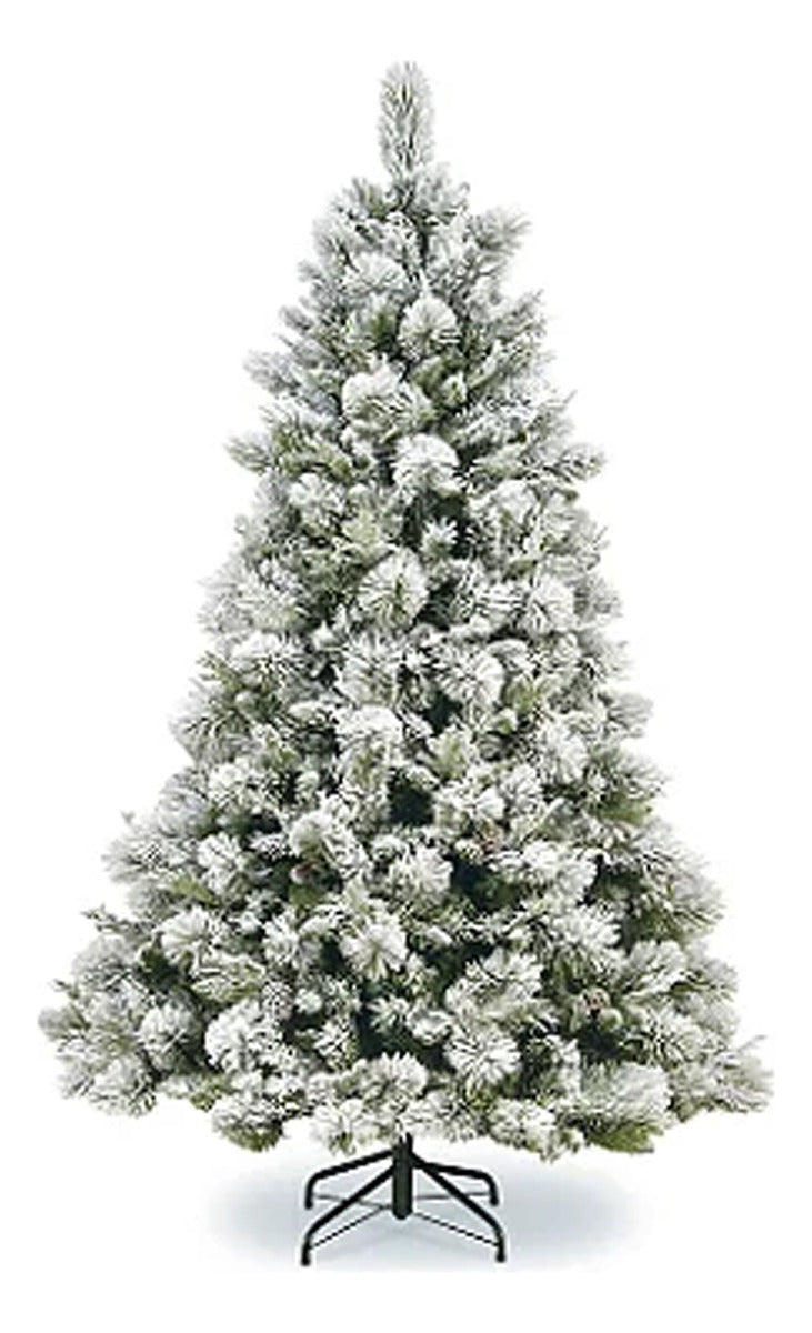 Chibrali Imperial Árvore De Natal Luxo Pinheiro Neve 2,10m 1.062 Galhos Cor Nevada
