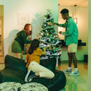 Chibrali Imperial Árvore De Natal Luxo Pinheiro Neve 2,10m 1.062 Galhos Cor Nevada