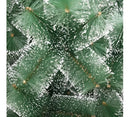 Árvore Pinheiro De Natal Luxo Verde E Neve 2,10m 566 Galhos Cor Verde Com Floco de Neve