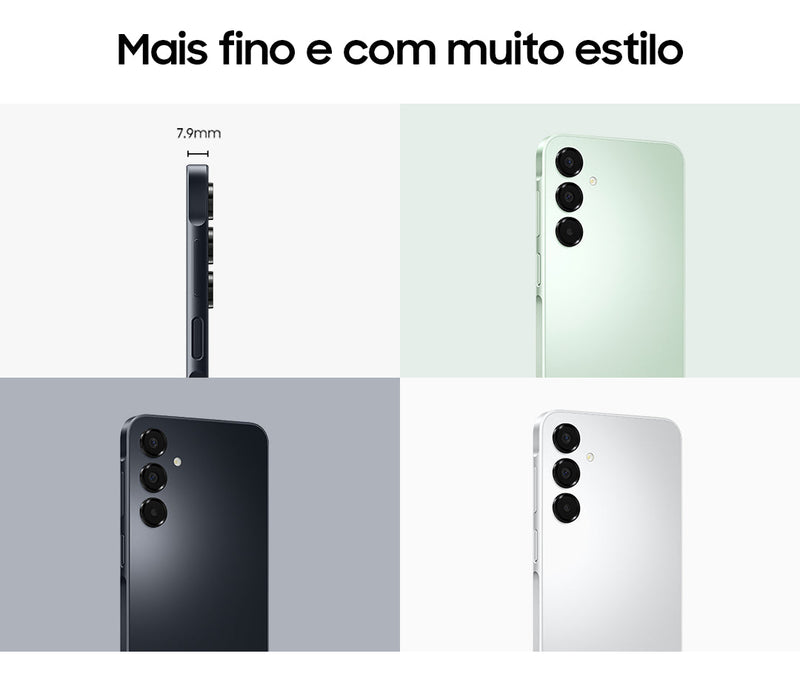 Celular Samsung Galaxy A16 128gb 4gb Ram Câmera 50mp Tela 6.7 Nfc Preto