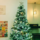 Chibrali Imperial Árvore De Natal Luxo Pinheiro Neve 2,10m 1.062 Galhos Cor Nevada