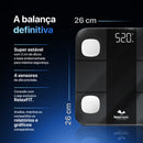 Balança Digital Corporal Bioimpedância Aplicativo Bluetooth Relaxmedic