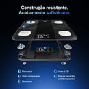 Balança Digital Corporal Bioimpedância Aplicativo Bluetooth Relaxmedic