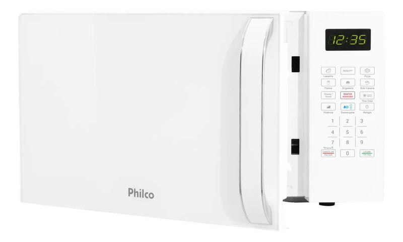 Micro-ondas Philco 20 L Pmo23bb Multifunções Branco 127/220v