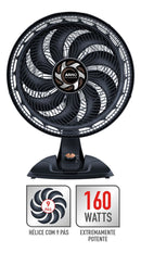 Ventilador De Mesa Arno 40cm X-treme 160w Ve94 40 Cm Preto Preto Plástico