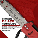 Moto Serra Elétrica 12 Polegadas 2 Baterias 48v Portátil Recarregável Profissional Kamare