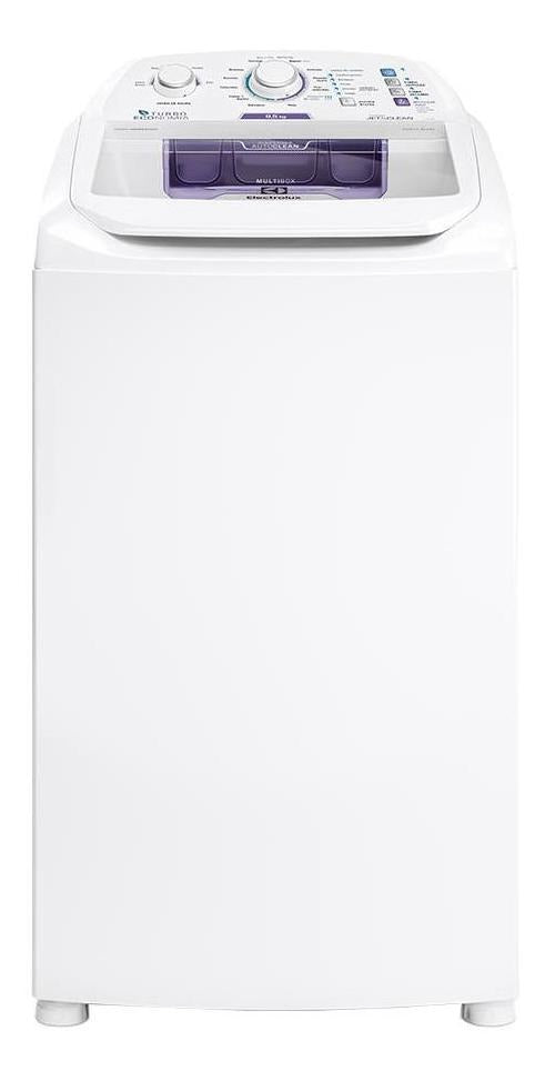 Máquina de Lavar Electrolux 8,5kg Branca Turbo Economia com Jet&amp;Clean e Filtro Fiapos (LAC09)