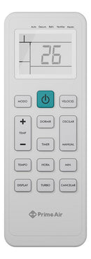 Ar-condicionado Split Inverter 12000 Btu/h Prime Air F 12fc Cor Branco