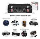 Modulo Taramps Ts400x4 Potencia de 400watts 2 Ohms Amplificador 400rms T400 4 Canais Som Automotivo 2 Ohms Rca Ts 400x4 Crossover