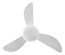 Ventilador de teto Ventisol Fênix branco com 3 pás de plástico 96 cm de diâmetro