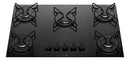 Cooktop 5 Bocas A Gás Atlas Agile Up Mega Chama Preto