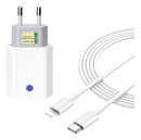 Carregador Compativel Com iPhone 8 X Xr 11 12 13 14 Pro Max Turbo Fonte Tipo C Boyu Cell