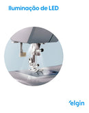 Máquina De Costura Elgin Jx-4035 Genius Plus 31 Pontos Cor Branco