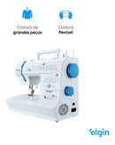 Máquina De Costura Elgin Jx-4035 Genius Plus 31 Pontos Cor Branco