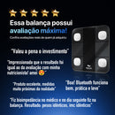 Balança Digital Corporal Bioimpedância Aplicativo Bluetooth Relaxmedic