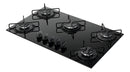 Cooktop 5 Bocas A Gás Atlas Agile Up Mega Chama Preto