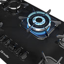 Cooktop Mueller 5 bocas Preto com Queimador Tripla chama