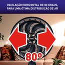 Ventilador De Mesa Arno 40cm X-treme 160w Ve94 40 Cm Preto Preto Plástico