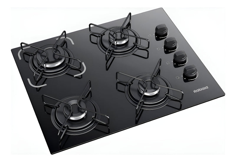 Cooktop Itatiaia Essencial 4 Bocas Preto