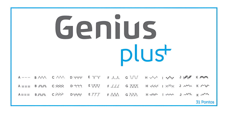 Máquina De Costura Elgin Jx-4035 Genius Plus 31 Pontos Cor Branco
