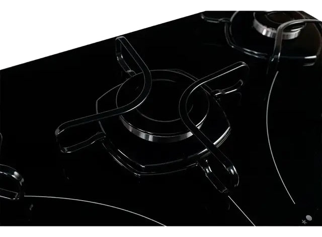 Fogão cooktop com alimentação gás - Braslar 5 bocas cor preto - 5 queimadores