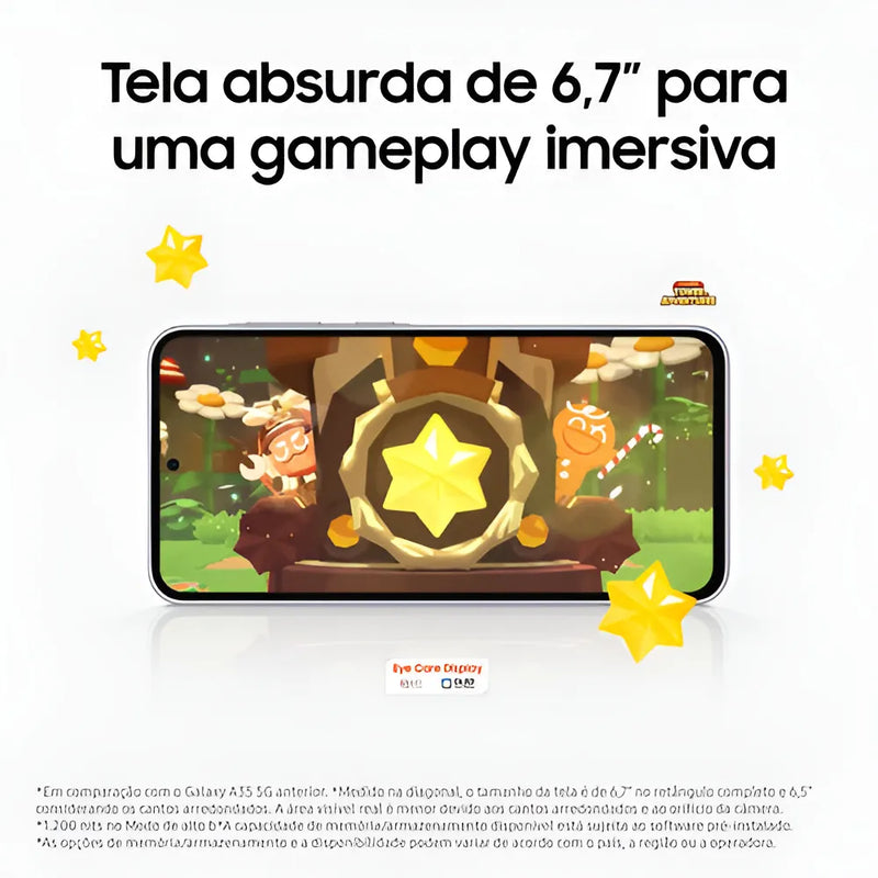 Celular Samsung Galaxy A36 5g 256gb 8gb Ram Branco