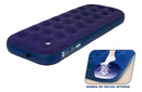 Colchão Inflavel Solteiro Multiuso Mor C/ Inflador Embutido + Kit Reparo