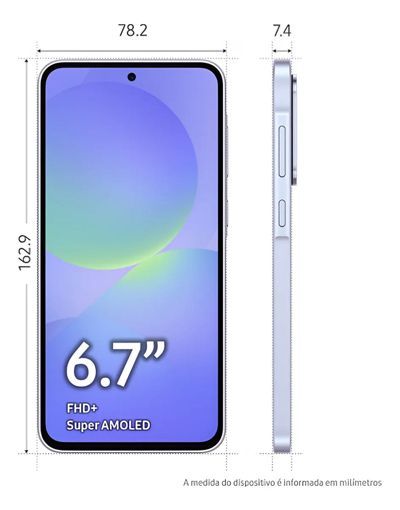 Celular Samsung Galaxy A36 5g 256gb 8gb Ram Branco