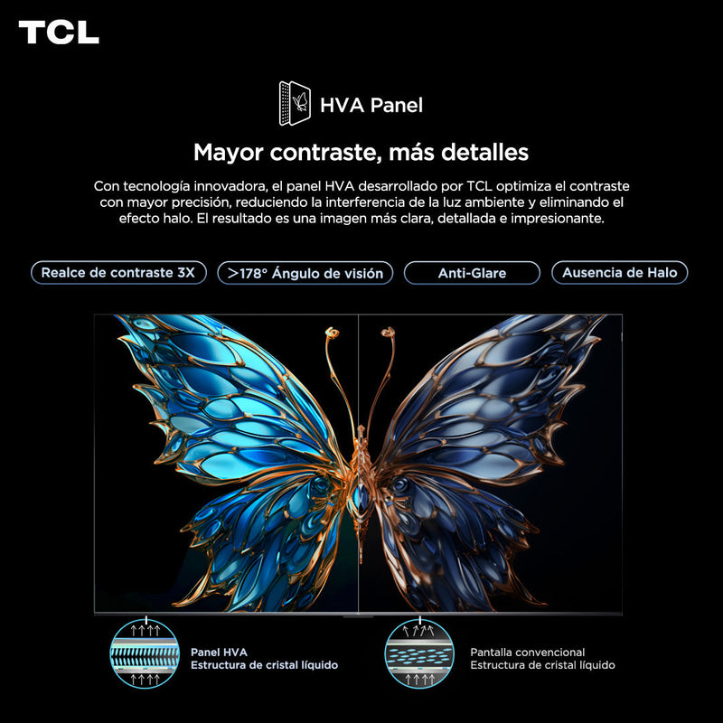 Smart TV TCL 40 Polegadas Full HD QLED S5K WiFi Bluetooth Google TV 2 HDMI HDR10 Dolby Audio 40S5K