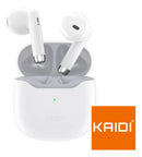Fone de Ouvido Sem Fio KD-771 Kaidi Tws Bluetooth 5.1 Cor Branco/Preto