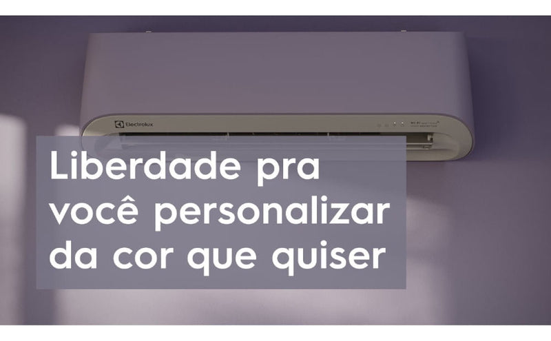 Ar-Condicionado Electrolux Split 9.000 BTUs Color Adapt Frio (UI09F/UE09F