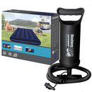 Colchão Camping Casal Inflável 300kg + Bomba De Ar Bestway Cor Azul