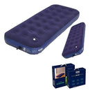 Colchão Inflavel Solteiro Multiuso Mor C/ Inflador Embutido + Kit Reparo