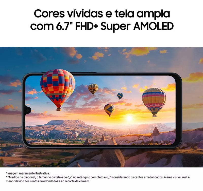Celular Samsung Galaxy A16 5g, 128gb + 4gb Ram, Câmera De Até 50mp, Tela 6.7 , Nfc, Ip54, Bateria 5000 Mah Azul Escuro