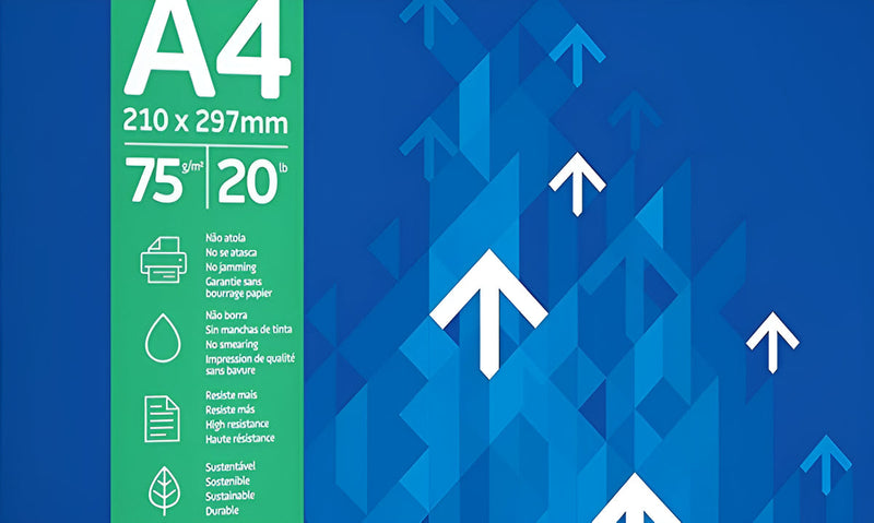 Papel A4 Sulfite Cor Branco 75g 500 Folhas Premium Resma