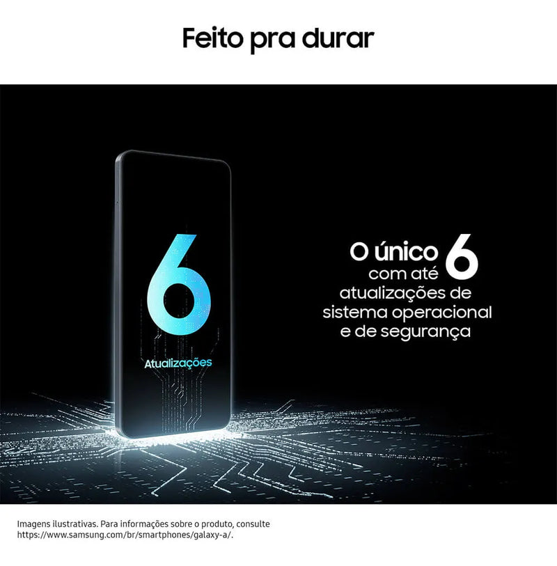 Celular Samsung Galaxy A07 128gb, 4gb, Câmera 50mp, Tela 6.7 , Proteção Ip54, Processador 6nm - Violeta