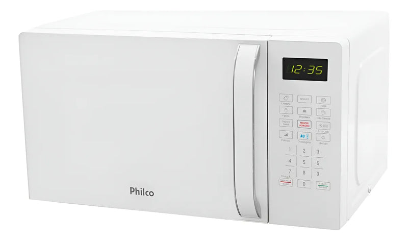 Micro-ondas Philco 20 L Pmo23bb Multifunções Branco 127/220v