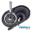 Balde Esfregão Perfect Mop Move 3 Refis Com Roda E Alça Cor Cinza