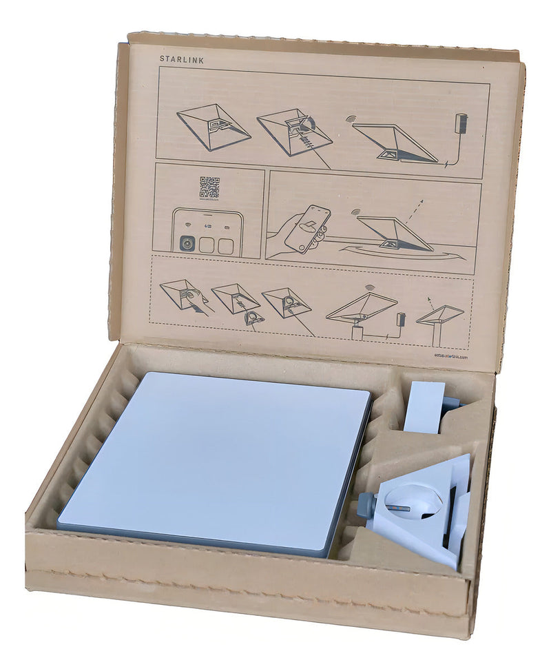 Kit De Internet Via Satélite Starlink Mini
