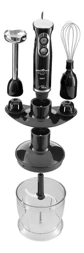 Mixer Britânia 3 Em 1 500w Preto Bmx400p