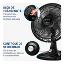 Ventilador de Mesa 40cm Super Power Mondial 140W - VSP-40-B