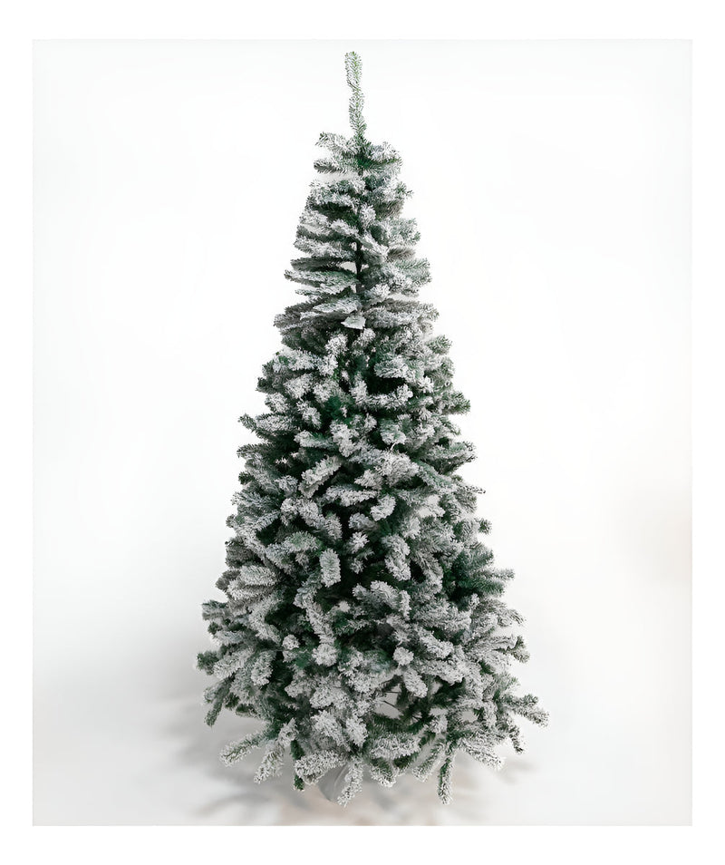 Chibrali Imperial Árvore De Natal Luxo Pinheiro Neve 2,10m 1.062 Galhos Cor Nevada